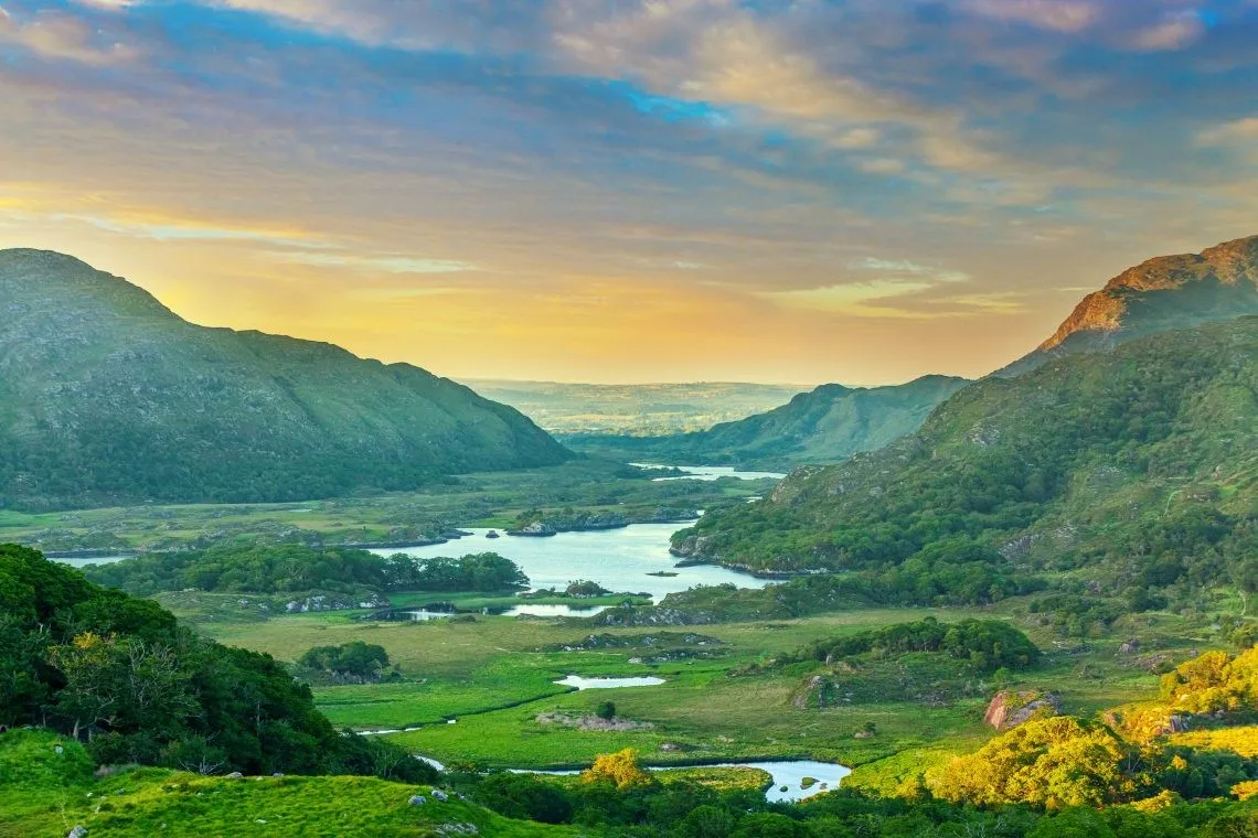 The lakes and mountains of Killarney, Co. Kerry